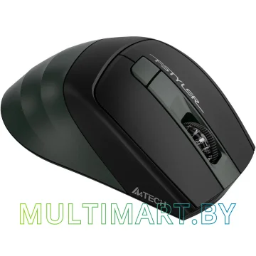 Мышь A4Tech Fstyler FB35S (черный/темно-зеленый) картинка 4